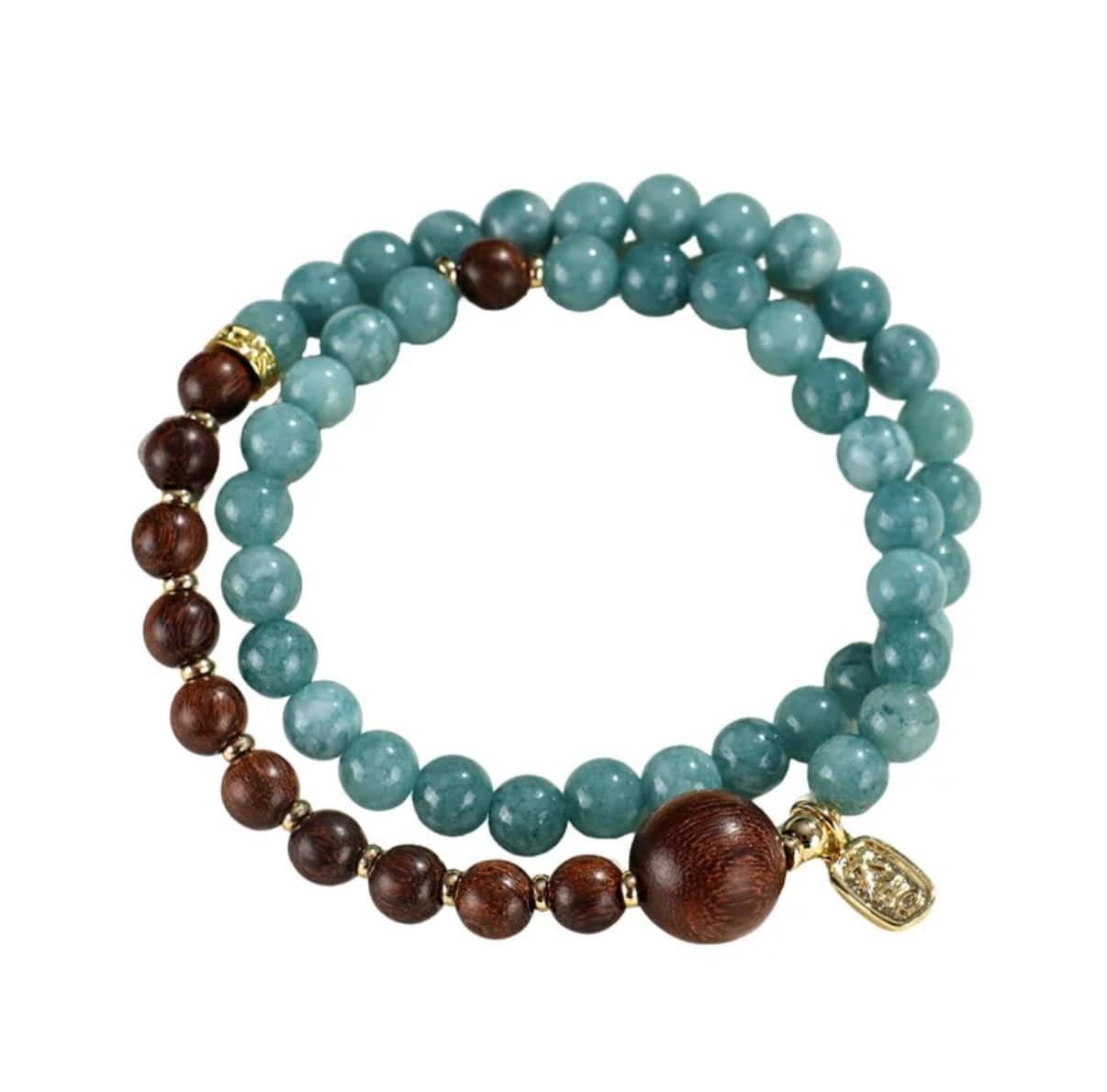 Azure Bracelet Breeze Fantasy Double-Strand – BodhiBloom Jewelry 4