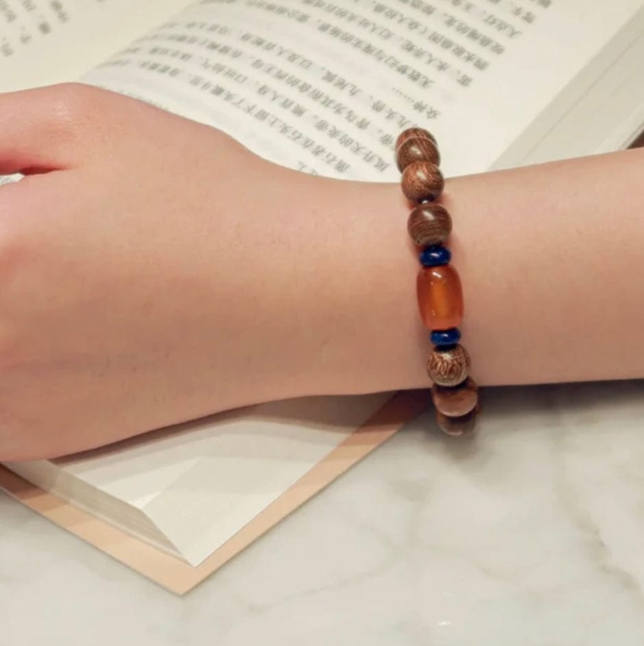 Serenity Gilded Cosmos Bracelet close-up with gold accents 3