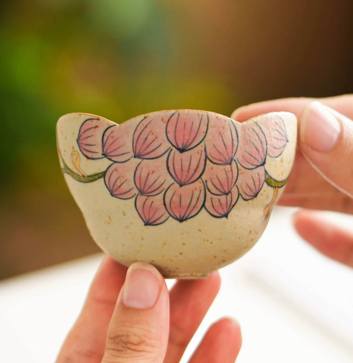Lotus & Flamestone Tea Cup