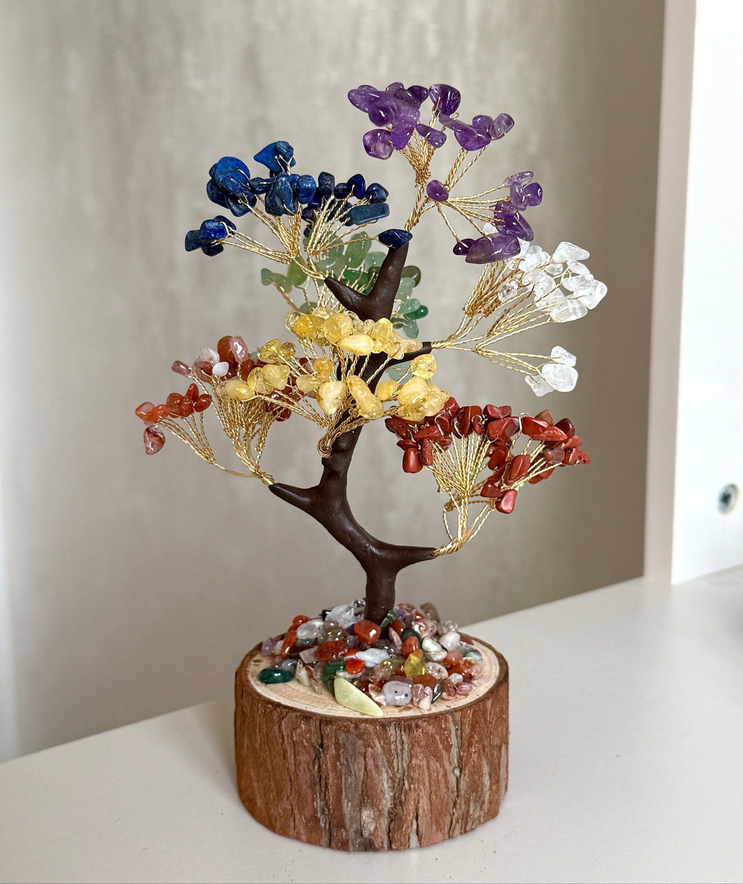 7 Chakra Crystal Tree  - The Tree of life BodhiBloom
