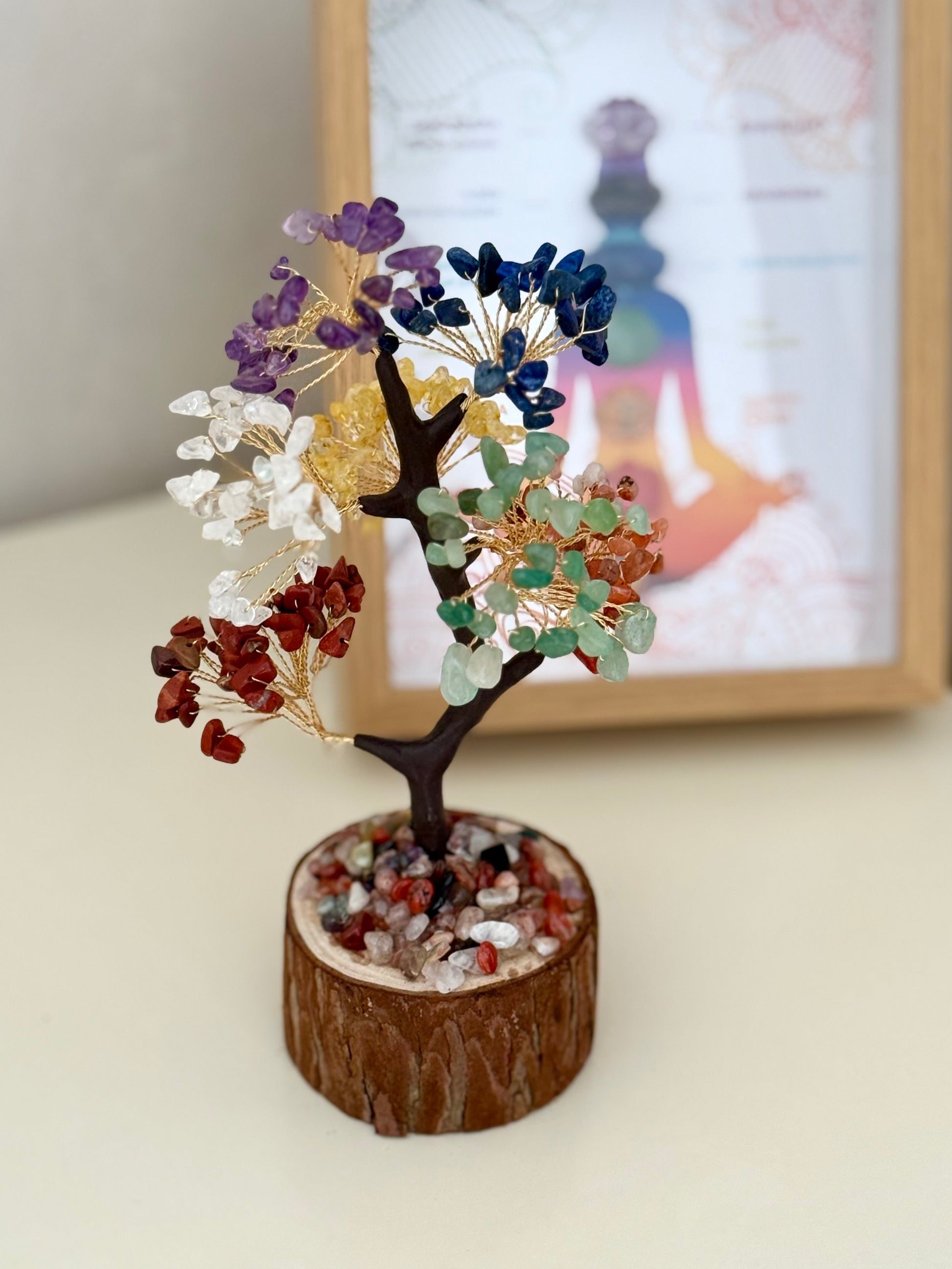 7 Chakra Crystal Tree  - The Tree of life BodhiBloom