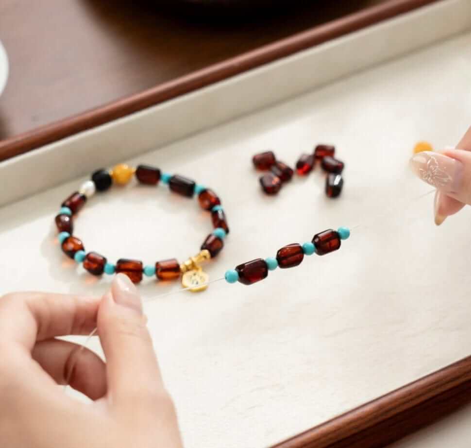 Amber Inspiration Bracelet Dust – BodhiBloom 4