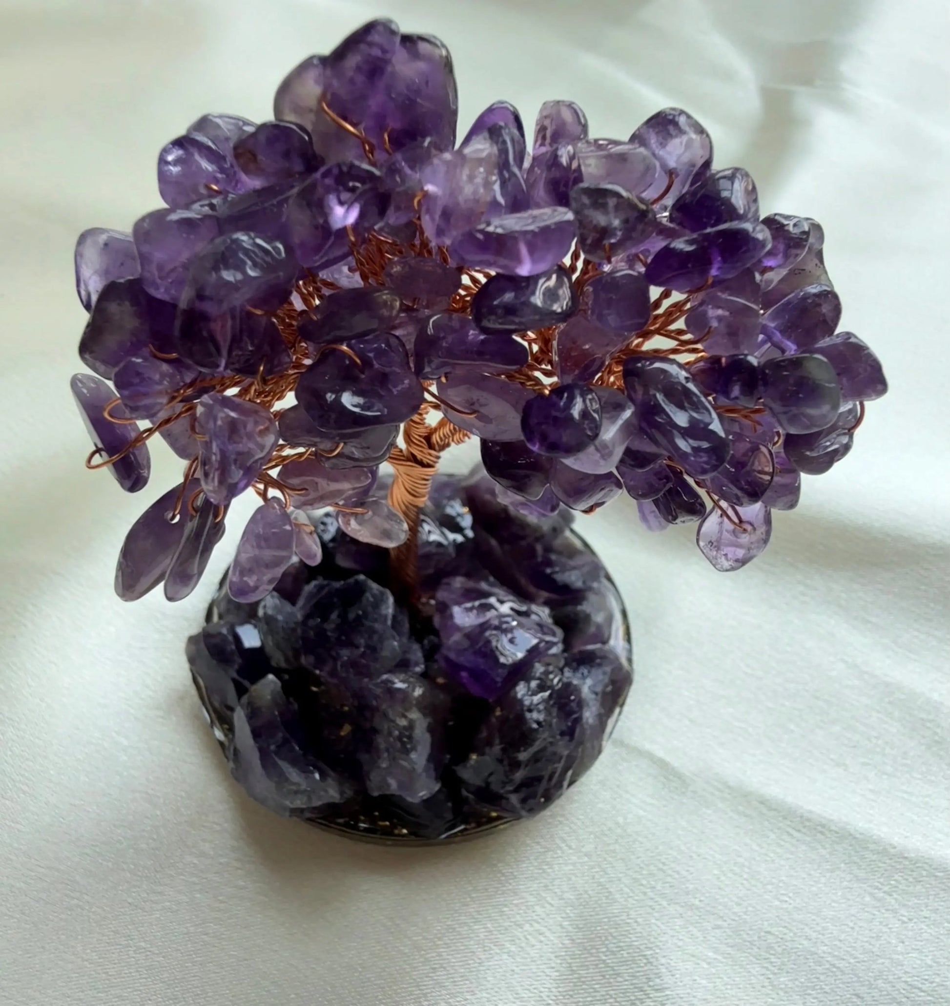 Amethyst Crystal Tree with Raw Stone Base - Spiritual Protection & Abundance BodhiBloom