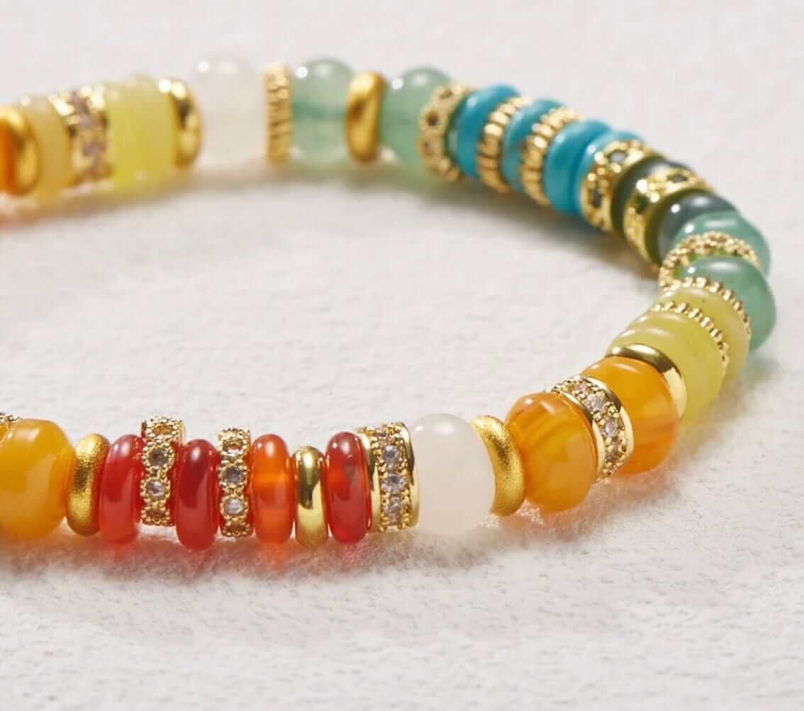 Celestial Harmony Bracelet displayed on wrist 2