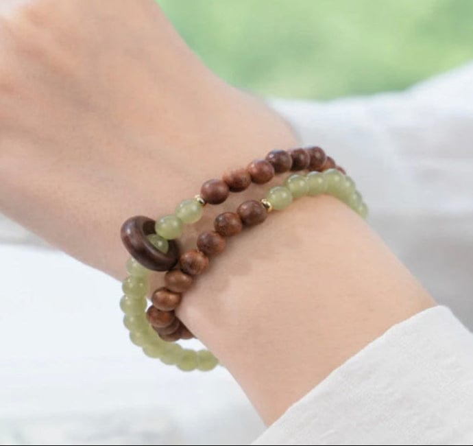 Chalcedony Bracelet Sky Rosewood Dream – BodhiBloom Jewelry