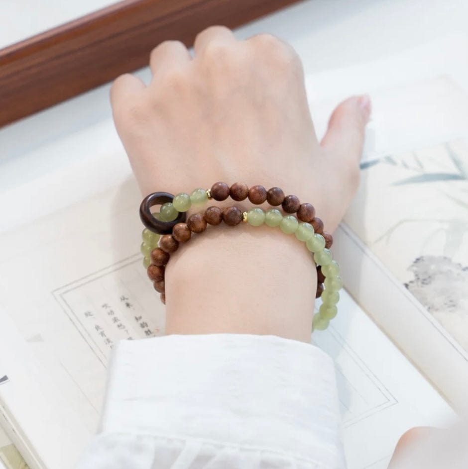 Chalcedony Bracelet Sky Rosewood Dream – BodhiBloom Jewelry 5