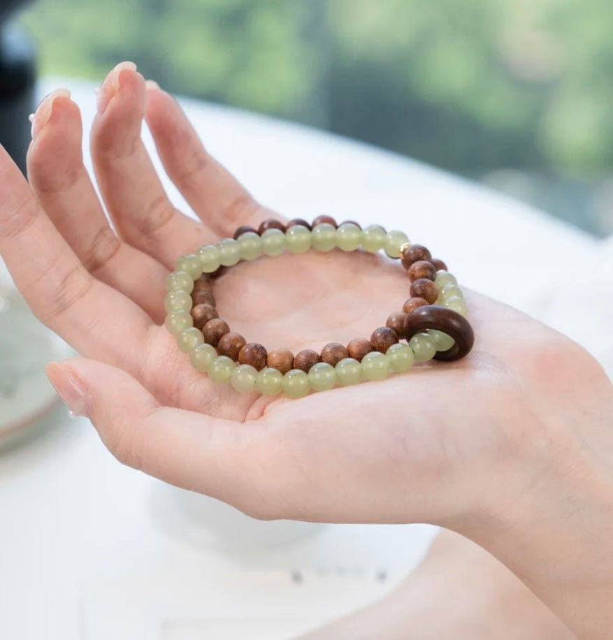 Chalcedony Bracelet Sky Rosewood Dream – BodhiBloom Jewelry 3