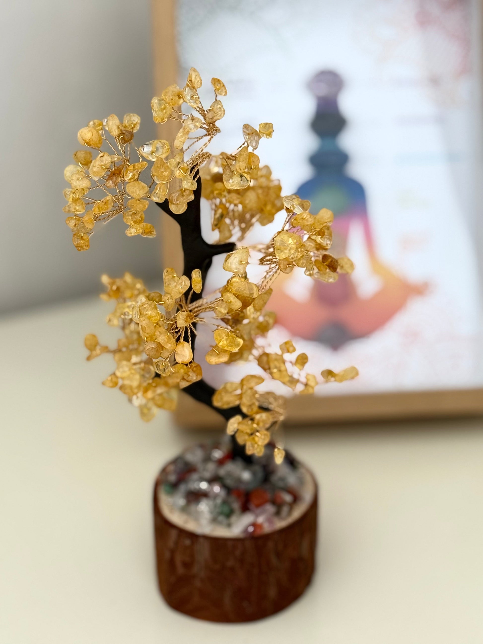 Citrine Crystal tree - The tree of Abundance BodhiBloom
