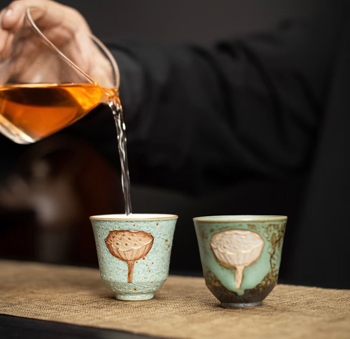 Lotus Seed Sanctuary - A gilded flametouched clay relic reborn in Flametouched Clay BodhiBloom