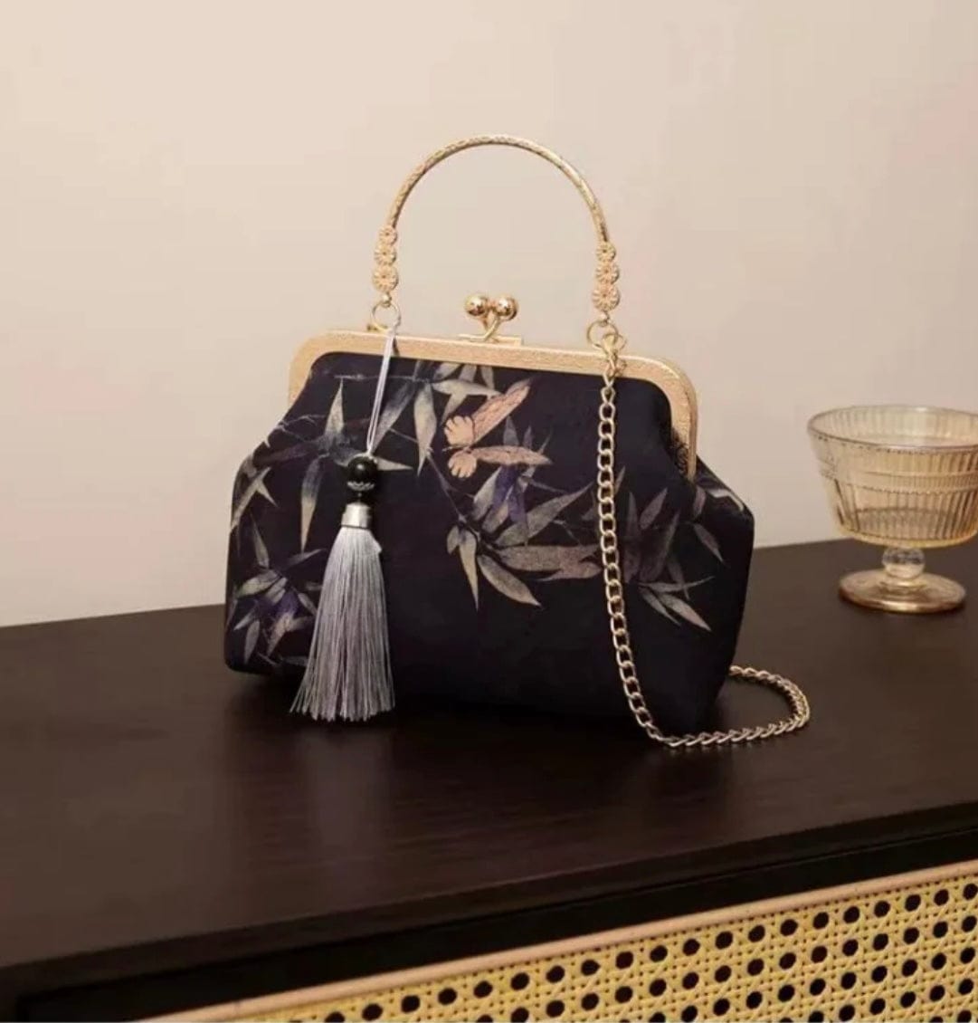 Midnight Clasp Bag Bloom elegant women’s handbag 1