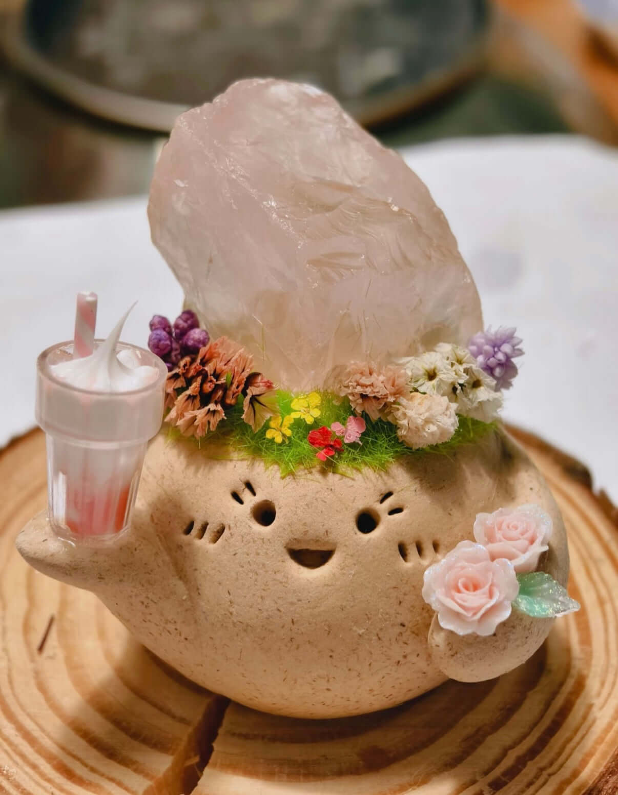 Rose quartz ice cream bean BodhiBloom