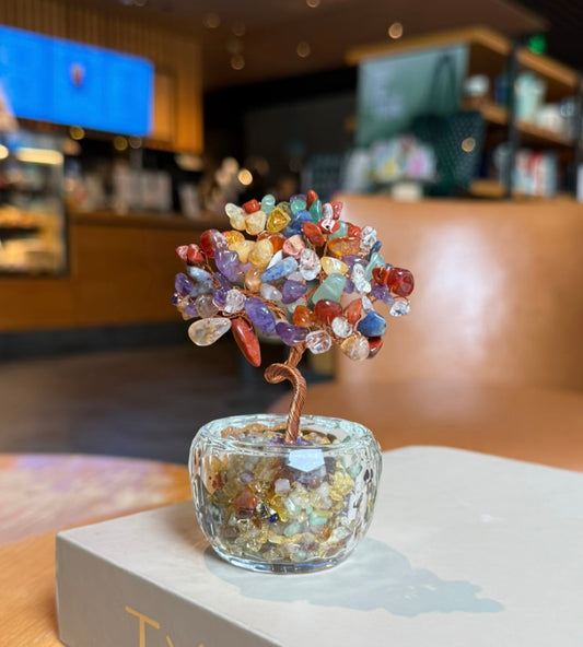 Celestial Aurora Crystal Tree