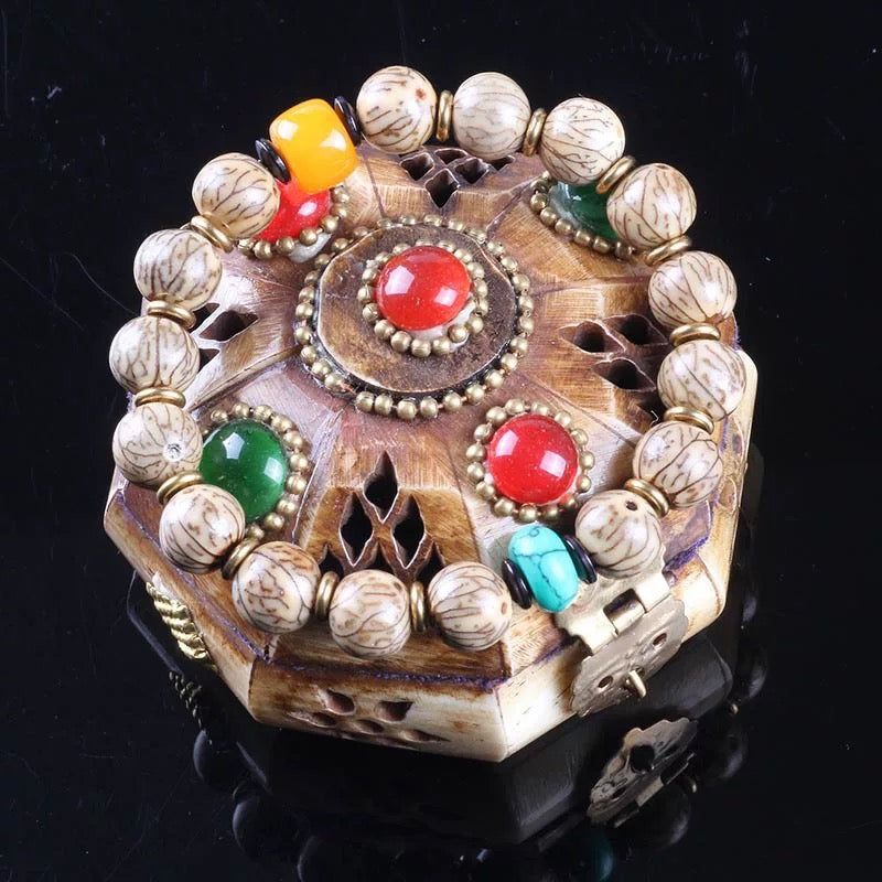 Himalayas with the Sacred Summit Mala Bracelet