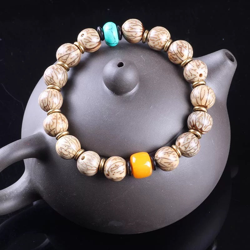Himalayas with the Sacred Summit Mala Bracelet