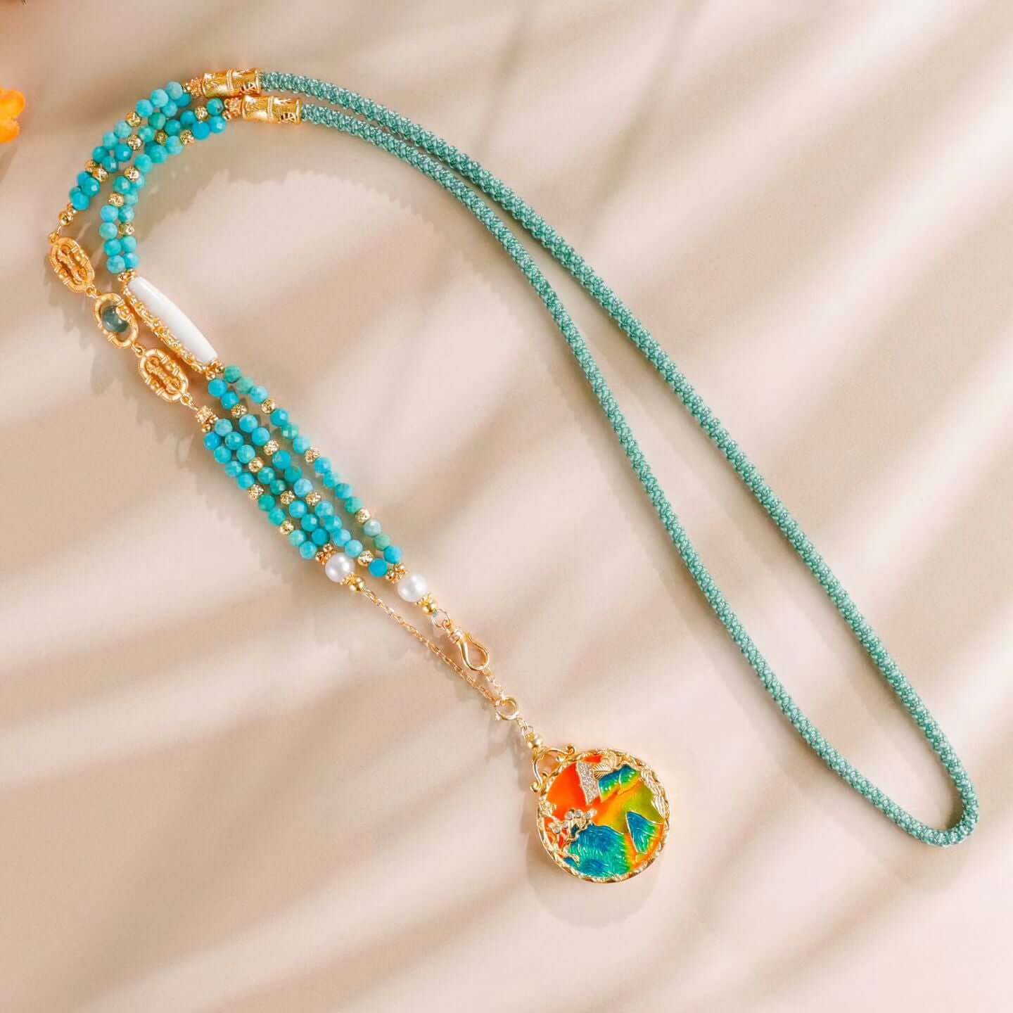 imperial ming mountain prosperity necklace close up 